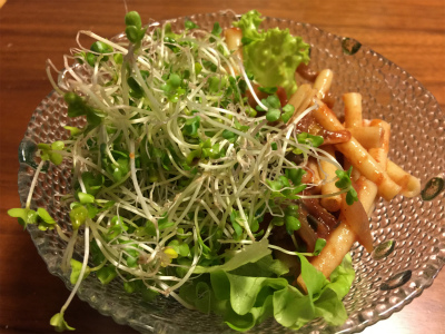 ブロッコリースーパースプラウトのサラダ